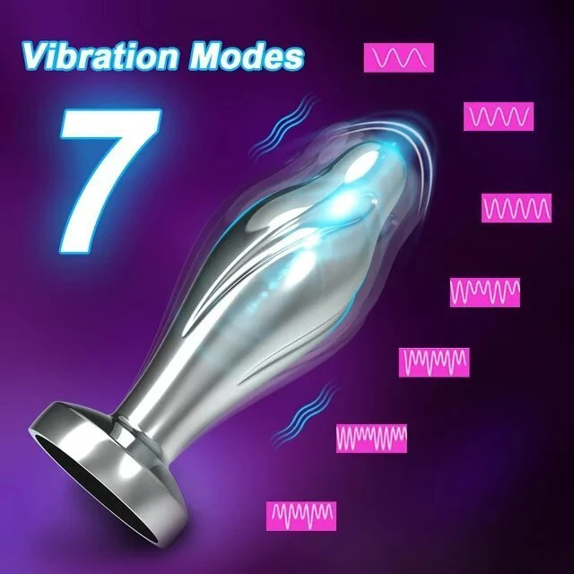 Vibratorius - analinis kištukas su programėlės valdymu