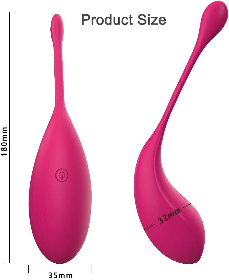 Vibratorius Kegel su IOS ir Android programa