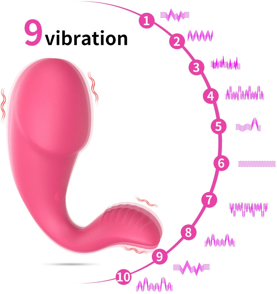 Vibratorius - masažuoklis su programėlės valdymu