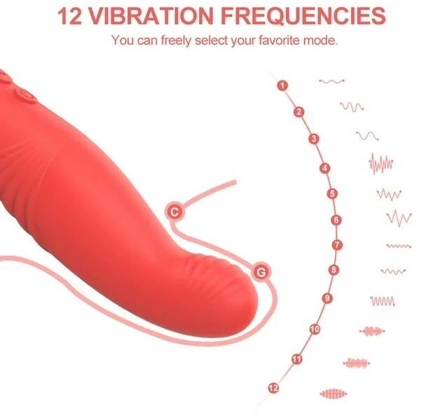 Vibratorius-masažuotojas 2in1