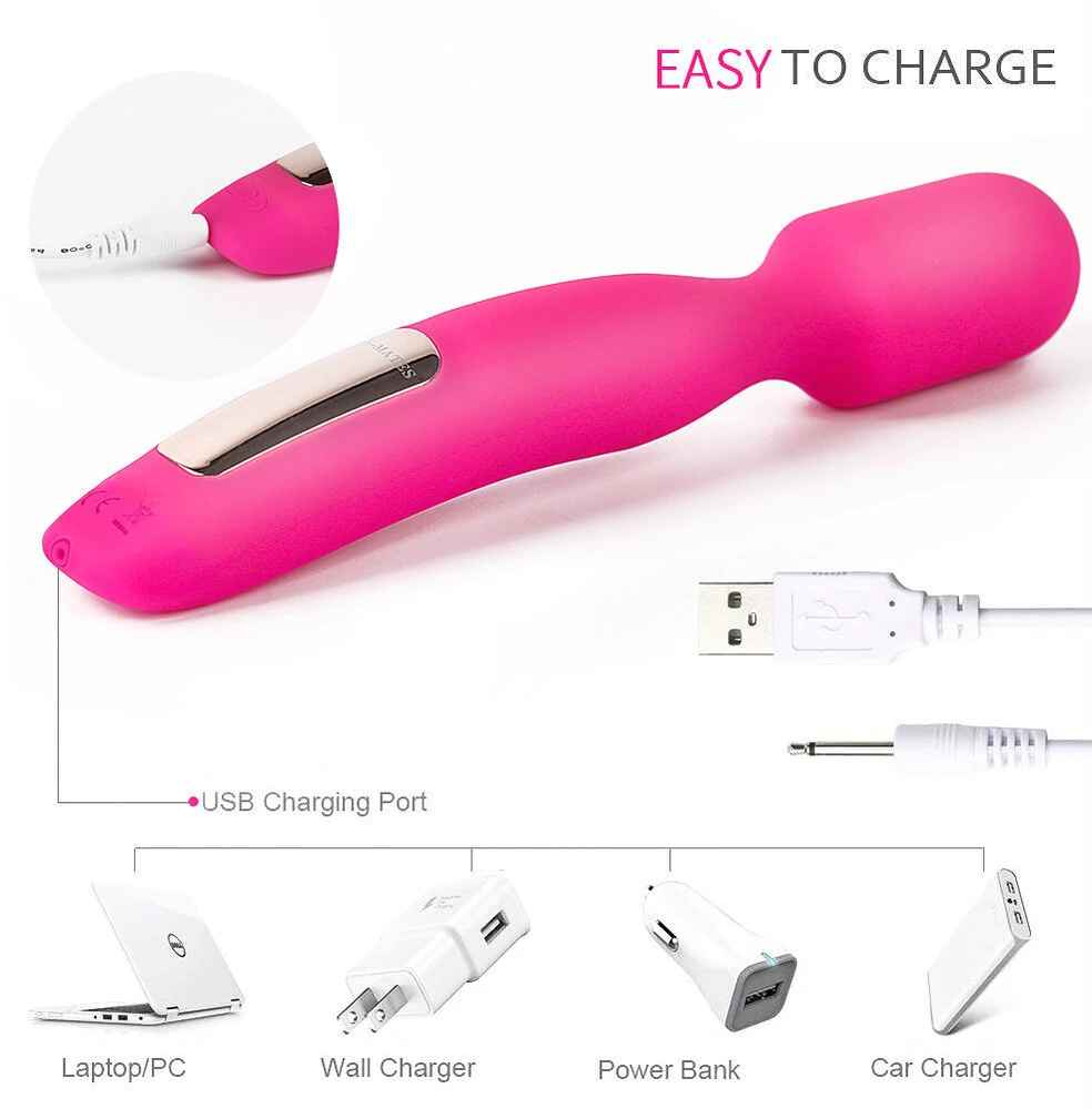 Vibratorius Multi G Spot Wand, 16 greičių