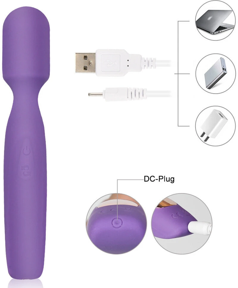 Vibratorius Multi G Spot Wand, 16 greičių
