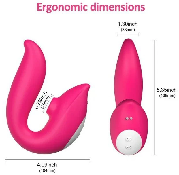 Vibratorius poroms 2in1