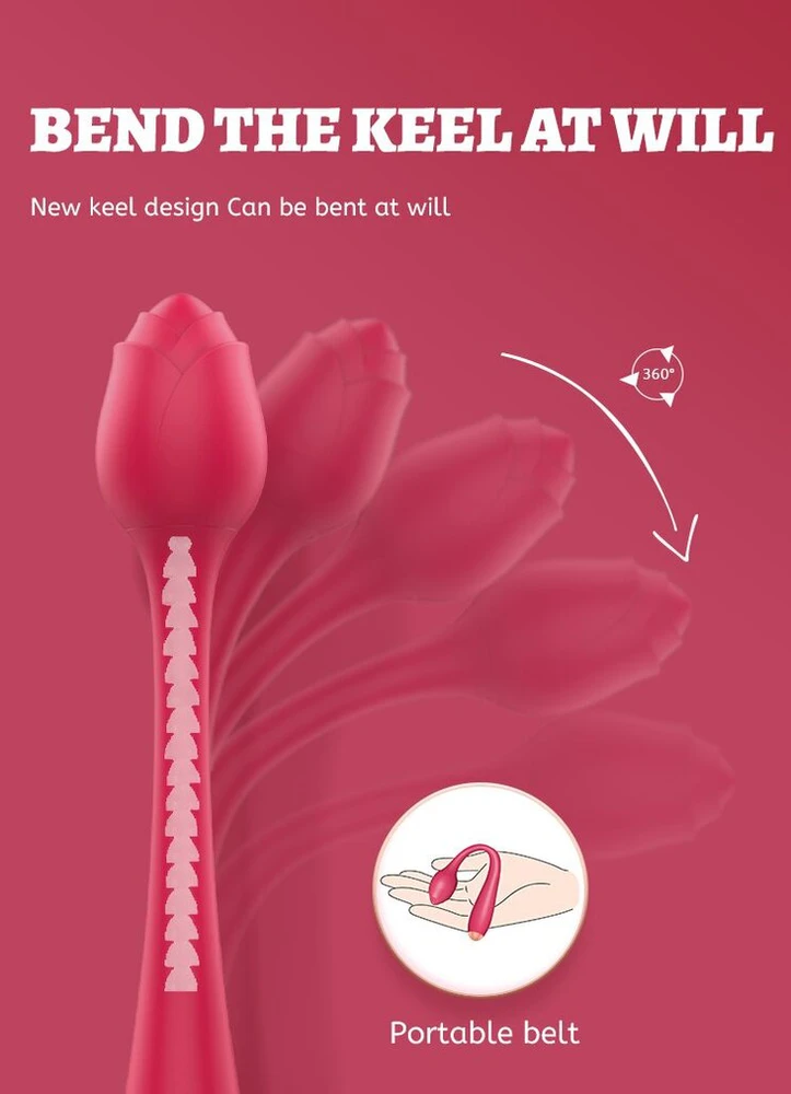 Vibratorius Rose Stick, rožinis