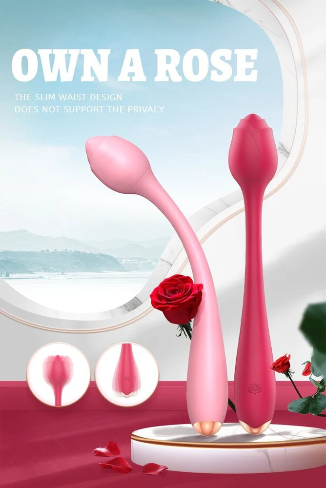 Vibratorius Rose Stick, rožinis