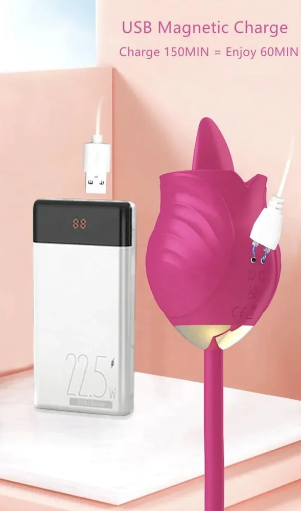 vibratorius Rose Tongue 6 karta