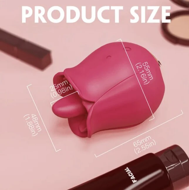 Vibratorius Rose Tongue Pro 4