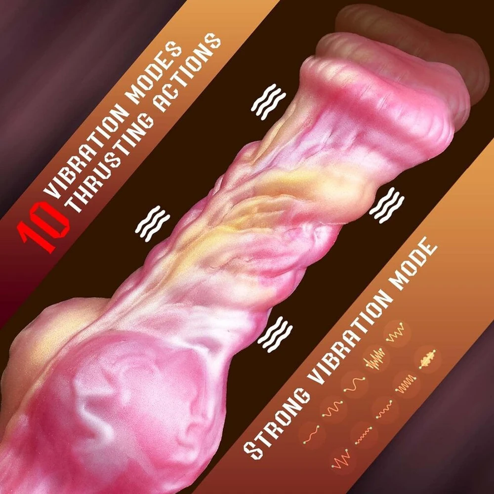 Vibratorius su nuotolinio valdymo pulteliu XXL
