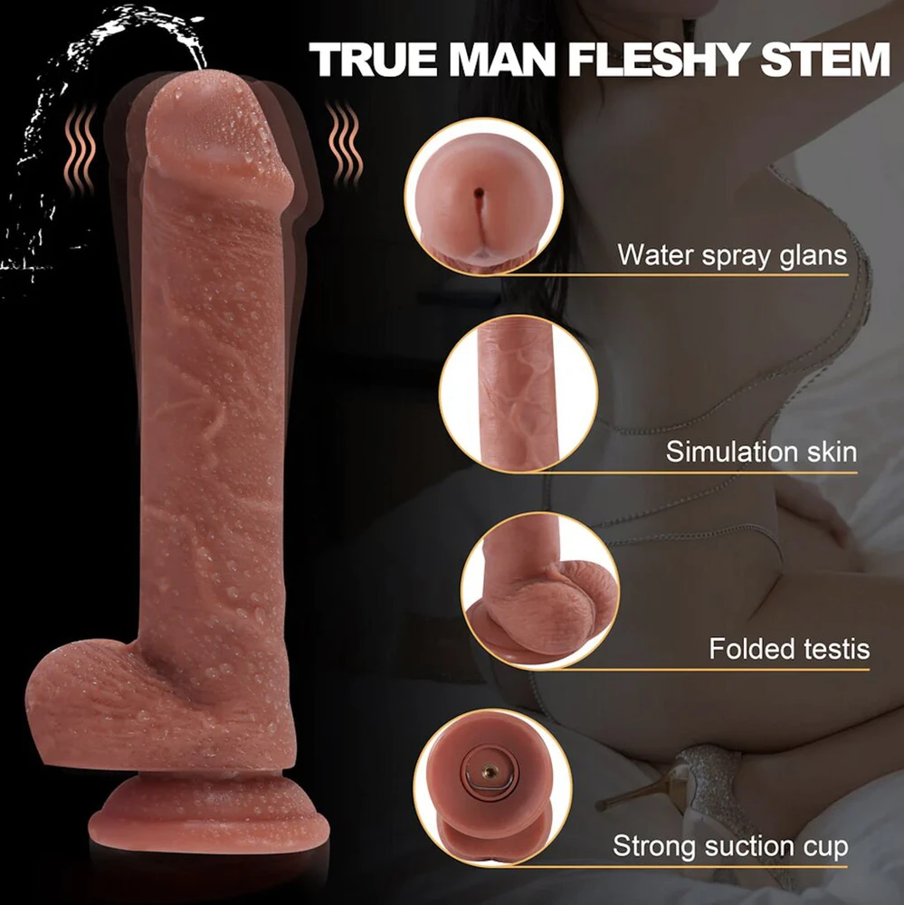 Vibruojantis varpos imitatorius Ejaculation Vibrator