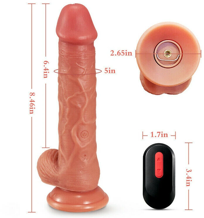 Vibruojantis varpos imitatorius Ejaculation Vibrator