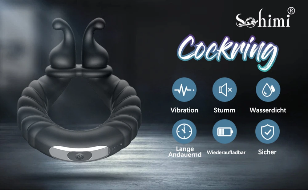 Vibruojantis žiedas Penis Vibe