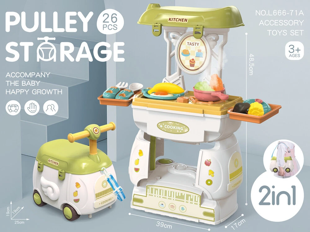 Virtuvės komplektas vaikams 2 in 1 Toy Cook
