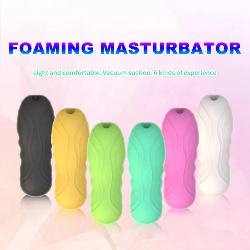 Vyriškas masturbatorius Foaming, mėlyna
