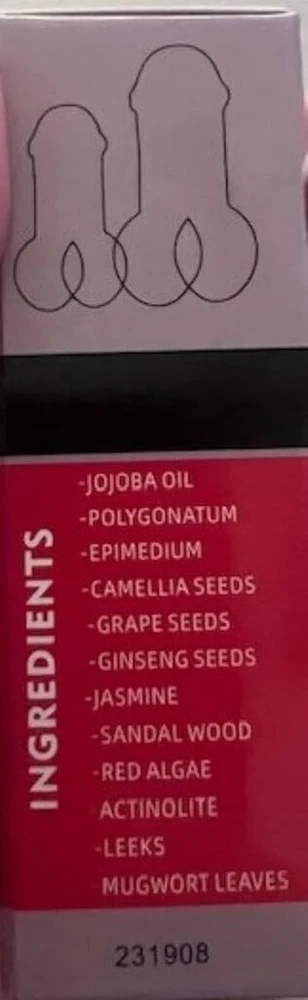 Vyriškas žolelių masažo aliejus 10 ml