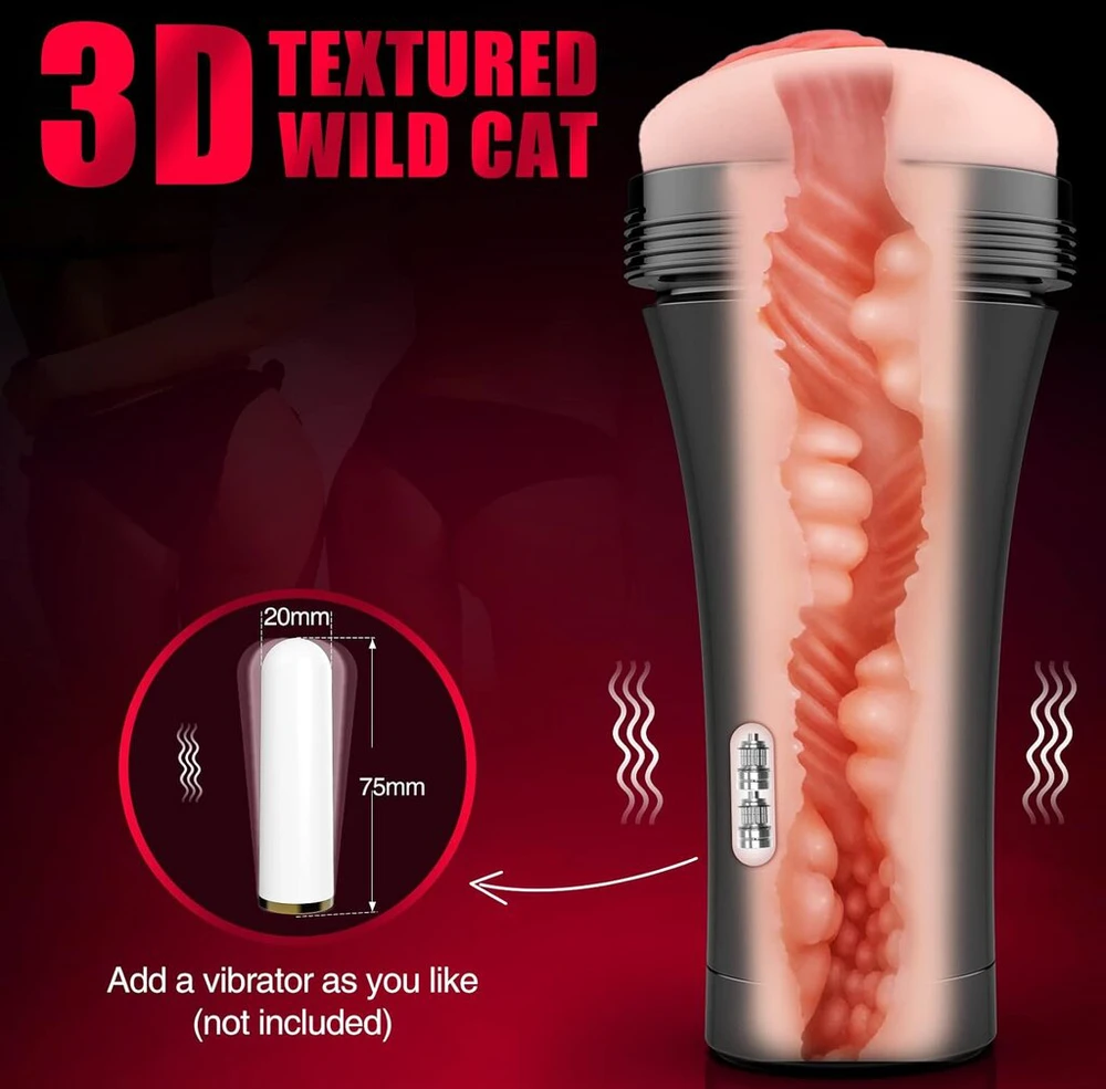 Vyrų masturbatorius 2in1