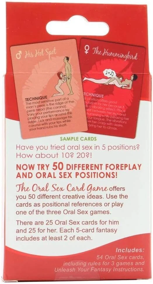 Žaidimas The Oral Sex Card game