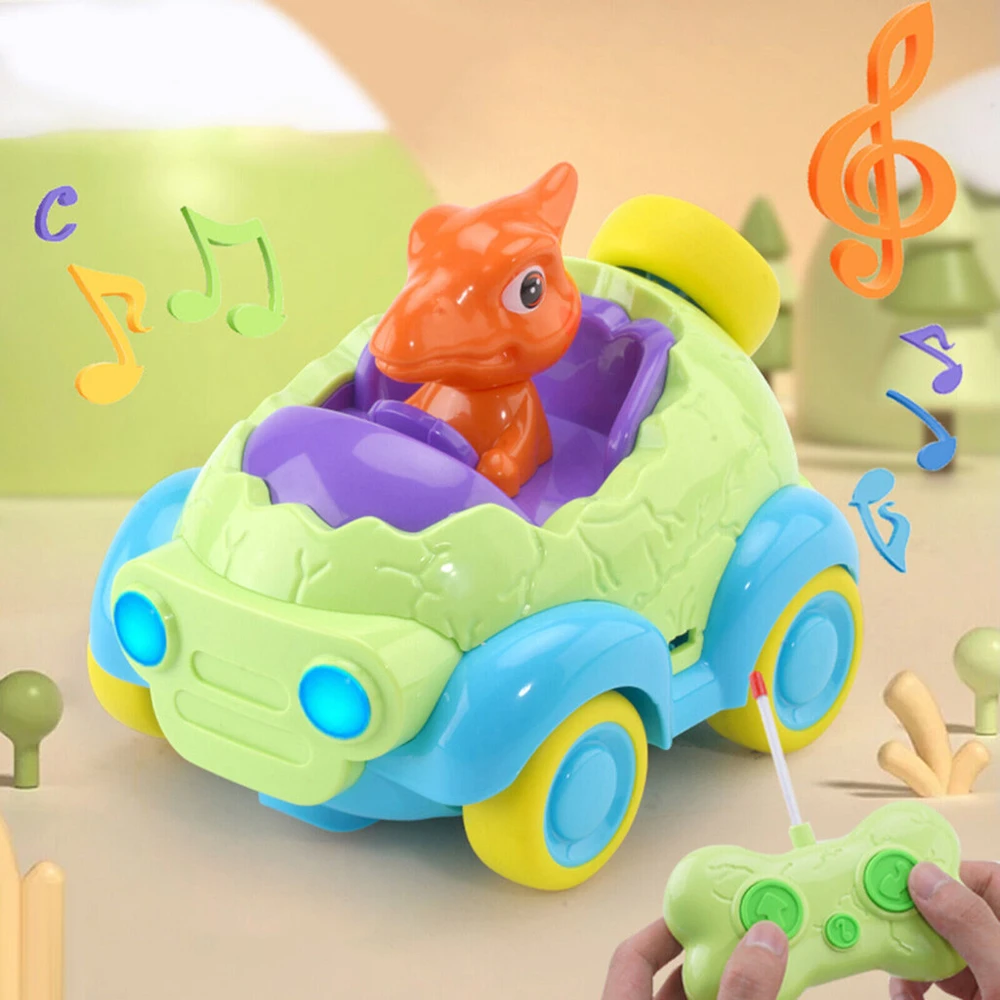 Žaislinis automobilis su nuotolinio valdymo pulteliu Dinosaur