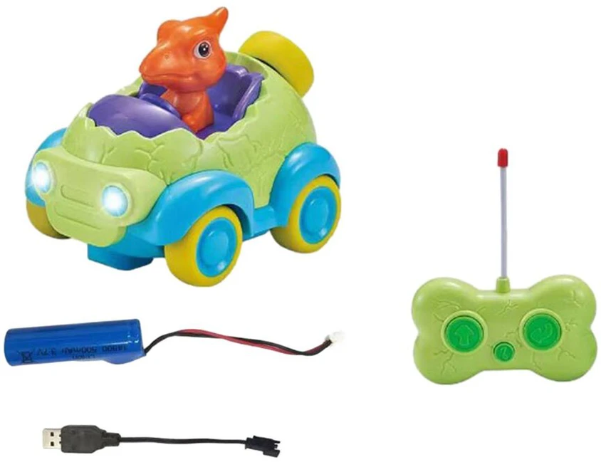 Žaislinis automobilis su nuotolinio valdymo pulteliu Dinosaur