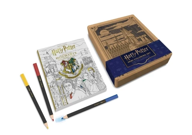 KNYGA Insight Insight Editions Harry Potter Mini Coloring Set: Contains 64pp coloring book and 12 premium colored pencils