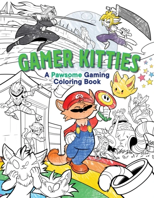KNYGA Insight Editions Gamer Kitties Coloring: A Pawsome Gaming Coloring Book