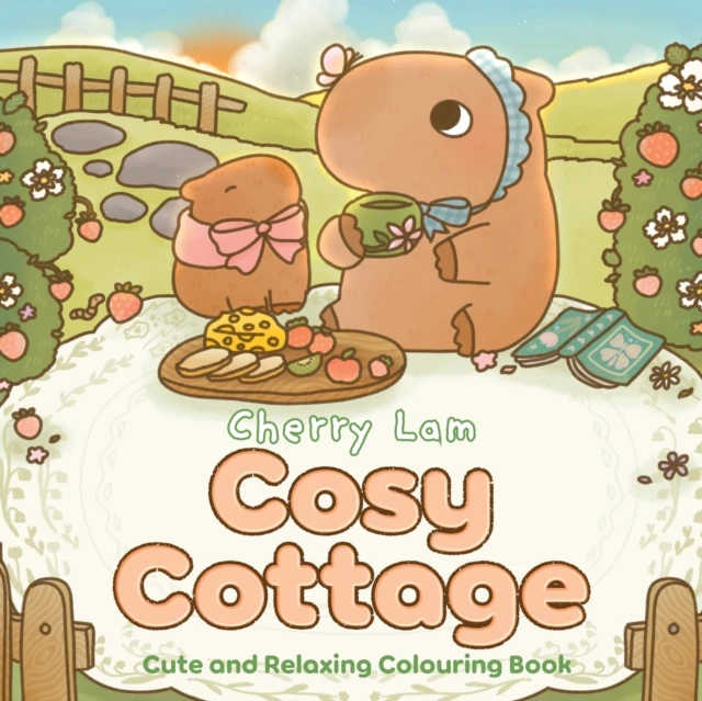 KNYGA Lam Cherry Cosy Cottage: Cute and Relaxing Colouring Book