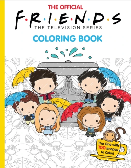 KNYGA Ostow, Micol Official Friends Coloring Book: The One with 100 Images to Color