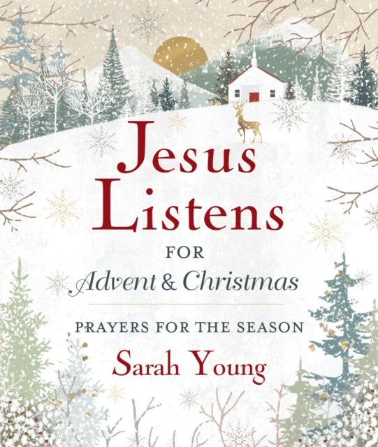 KNYGA Sarah Young Jesus Listens--for Advent and Christmas, Padded Hardcover, with Full Scriptures