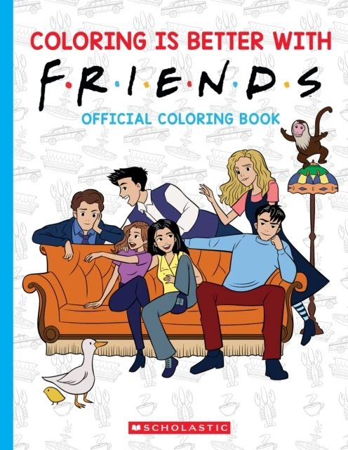 KNYGA Scholastic Coloring is Better with Friends: Official Friends Coloring Book