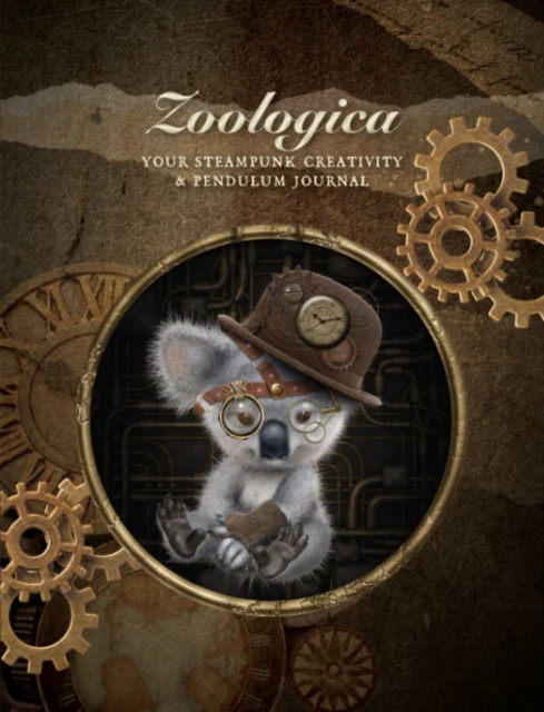 Blue Angel Mėlyna Angel Zoologica Steampunk kūrybos užrašinė su iliustracijomis, 220 psl. – Mėlyna Angel