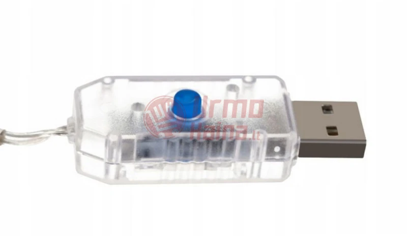 138 LED girlianda Užuolaida - Krioklys žvaigždės USB