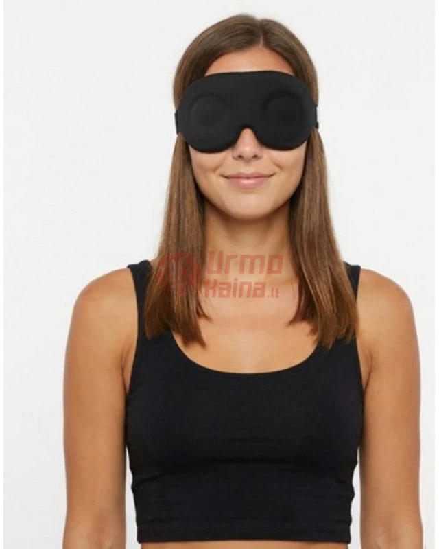 3D miego kaukė unisex juoda