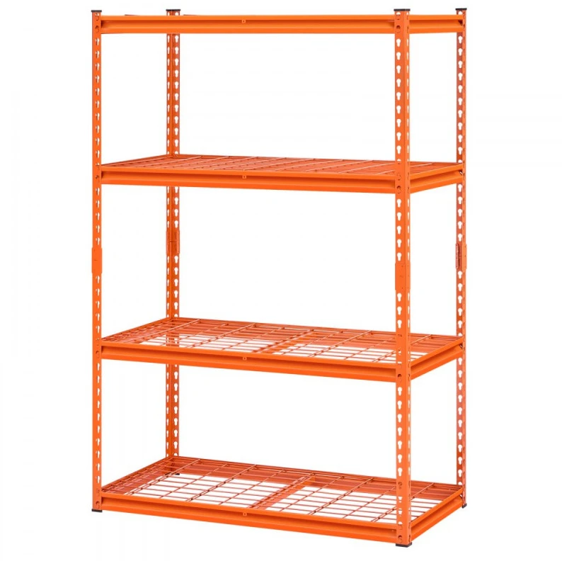 4 lentynų sandėliavimo lentyna 1088 kg oranžinė