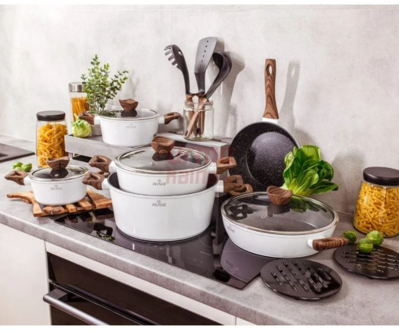 Akmens masės 21 dalies puodų rinkinys ZL-8543