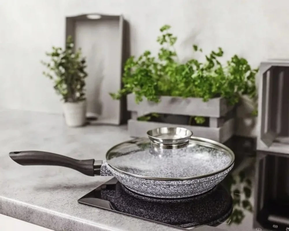 Akmens masės puodų rinkinys StoneCook SC17 BERIMAX 17 dalių