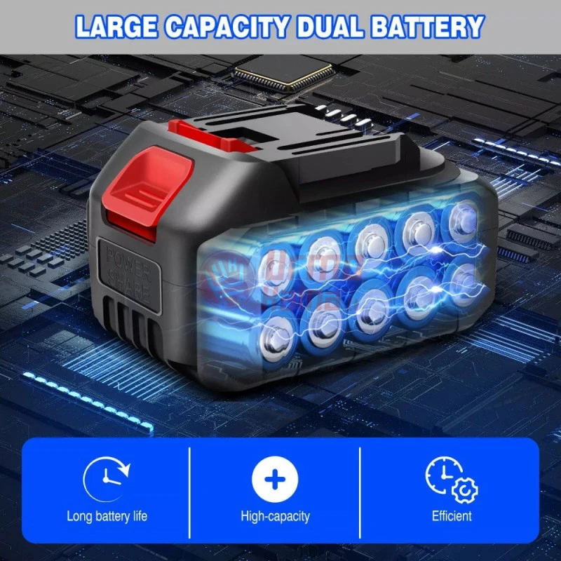 Akumuliatorinė aukštapjovė - daugiafunkcinė BOXER BX3409 4000 W 2 akumuliatoriai