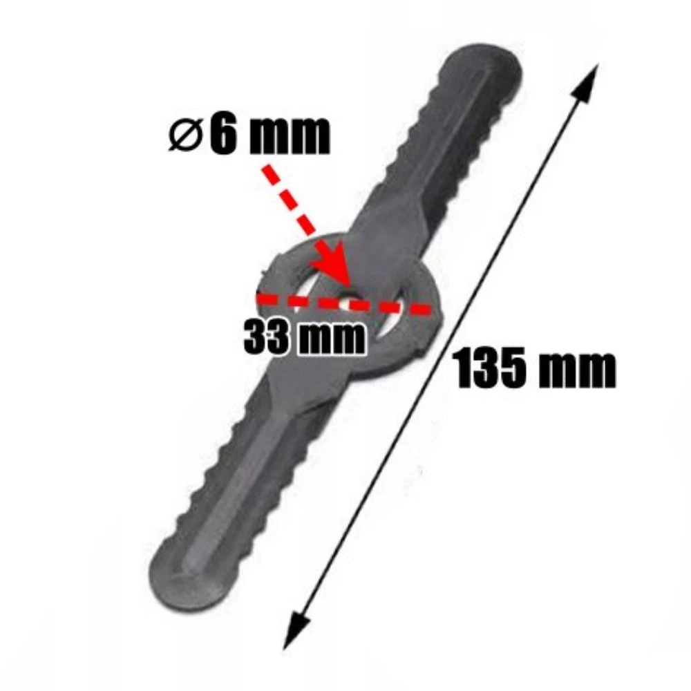Akumuliatorinio trimerio pjovimo peiliai TrimPlastic TP05 BERIMAX 5 vnt. plastikiniai