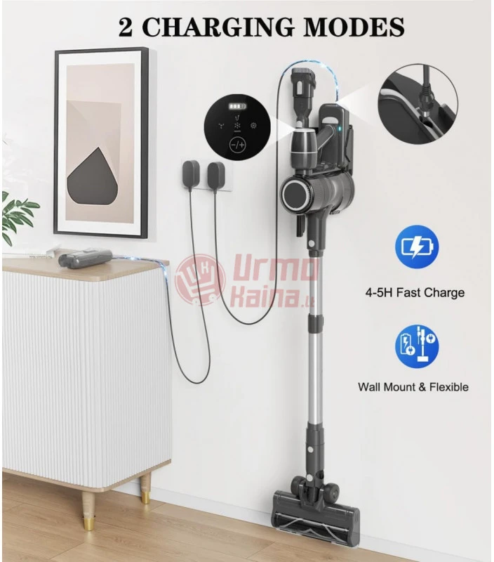 Akumuliatorinis dulkių siurblys - šluota BOXER BX3289 2000W