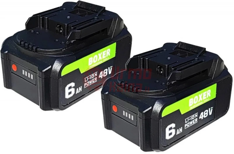 Akumuliatorinis lapų pūstuvas Boxer BX111 800 m³/h su 2 akumuliatoriais