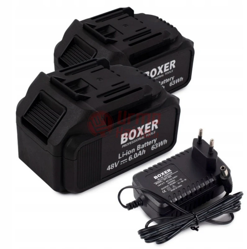Akumuliatorinis lapų pūstuvas Boxer BX111 800 m³/h su 2 akumuliatoriais