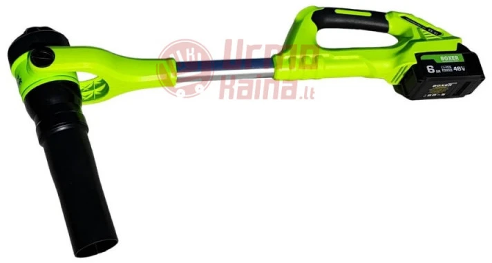 Akumuliatorinis lapų pūstuvas Boxer BX111 800 m³/h su 2 akumuliatoriais