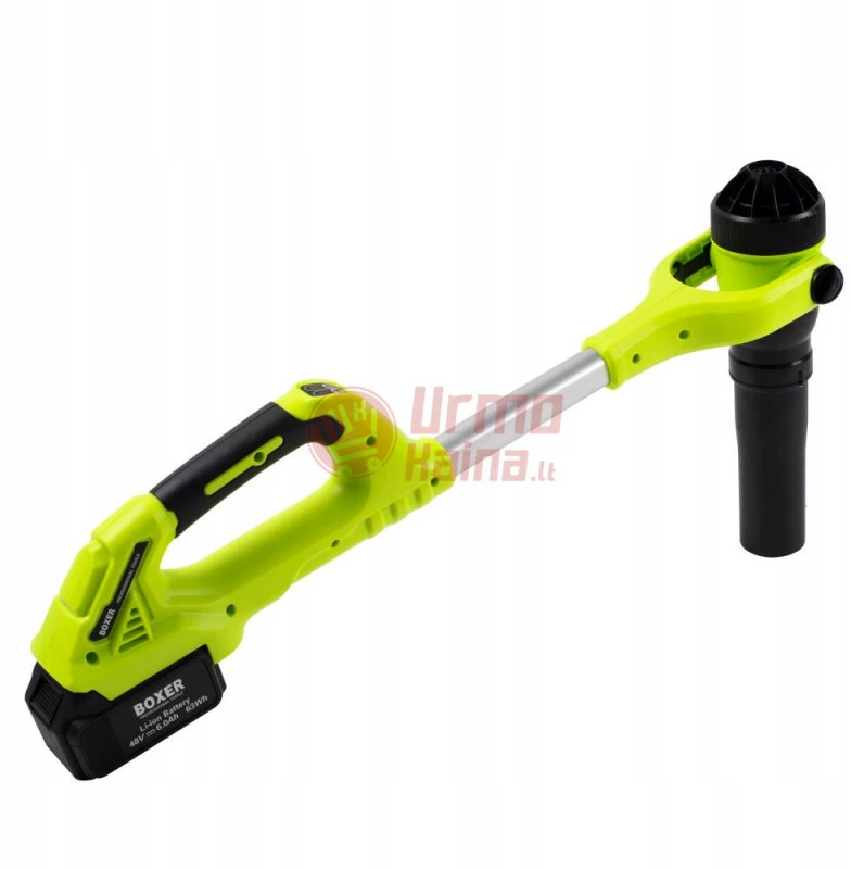Akumuliatorinis lapų pūstuvas Boxer BX111 800 m³/h su 2 akumuliatoriais