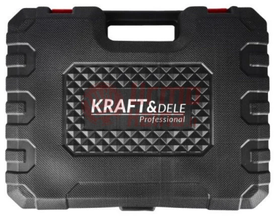 Akumuliatorinis suktuvas-gręžtuvas, 2 akumuliatoriai su krovikliu + priedai KRAFT&DELE KD3086