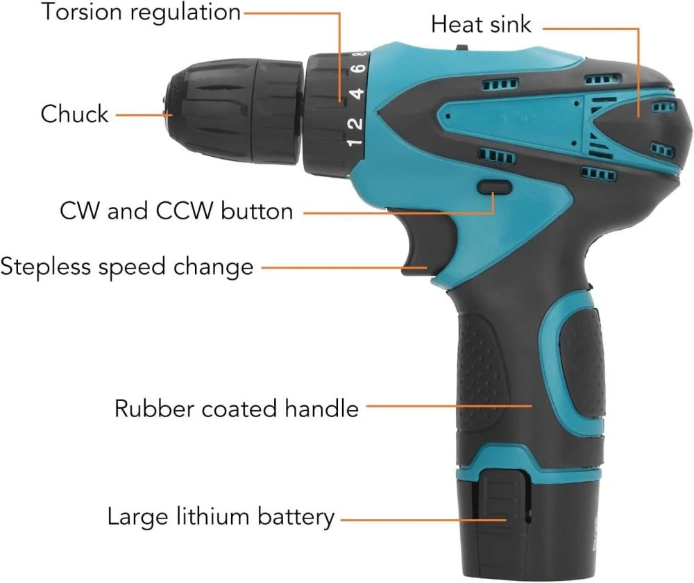 Akumuliatorinis suktuvas gręžtuvas DrillMaster DM03 BERIMAX