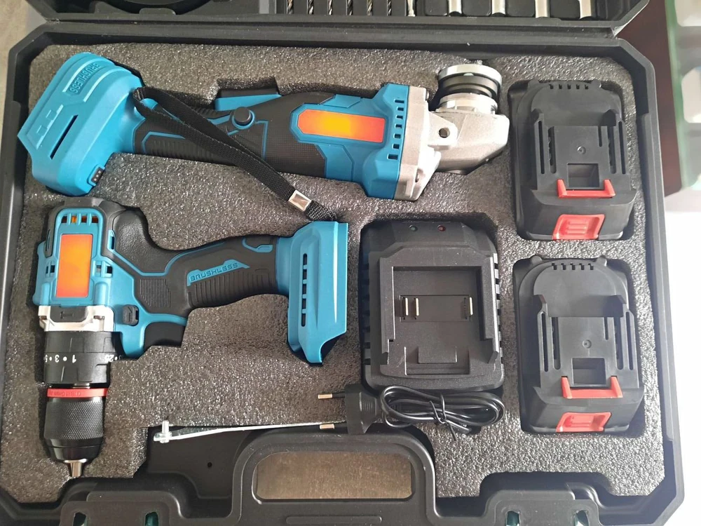 Akumuliatorinių įrankių rinkinys PowerPack Duo PD2 BERIMAX 2 akumuliatoriai