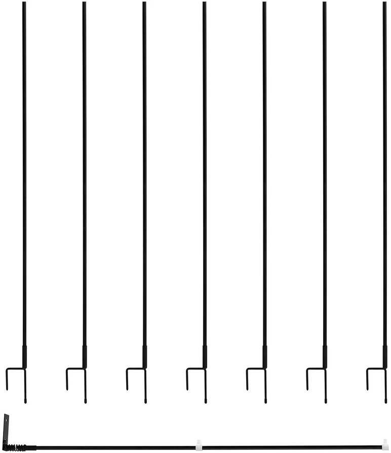 Apsauginė vištų aptvėrimo tvora 1.25 x 15 m