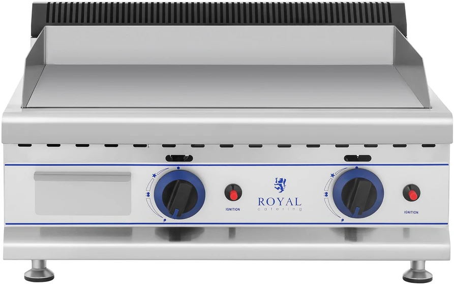 Atviras grilis Dvigubas lygus dujinis grilis. 3000 W