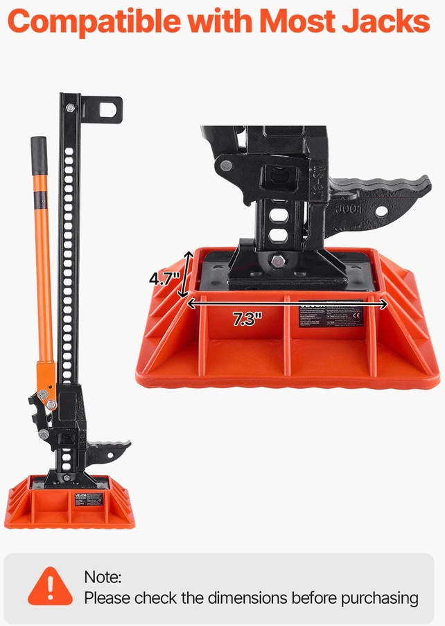 Aukšto kėlimo keltuvo pagrindas tinka daugumai keltuvų apkrova 31752 kg 185x120 mm