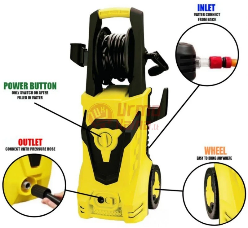 Aukšto slėgio plovykla BOXER BX114 2800W