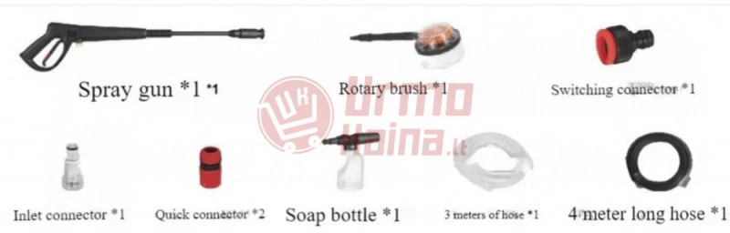 Aukšto slėgio plovykla BOXER BX114 2800W
