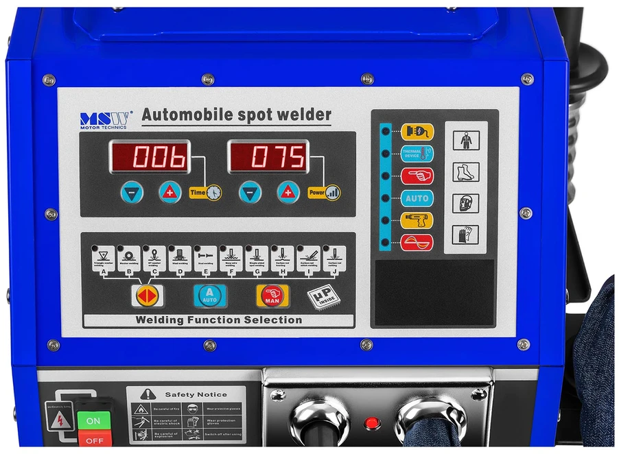 Automatinė taškinė suvirinimo mašina S-SPOTTER 5000 mėlyna